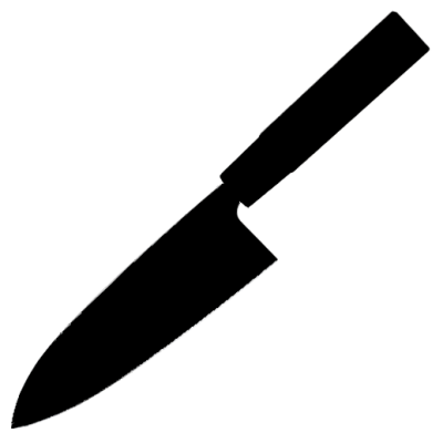 Couteau japonais Honesuki lame de Damas