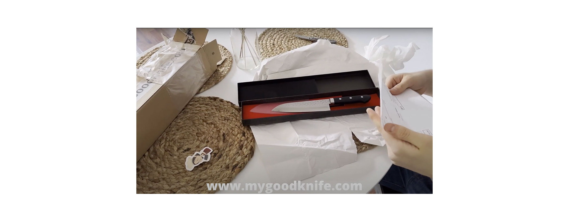 Распаковка ножа Ittetsu
