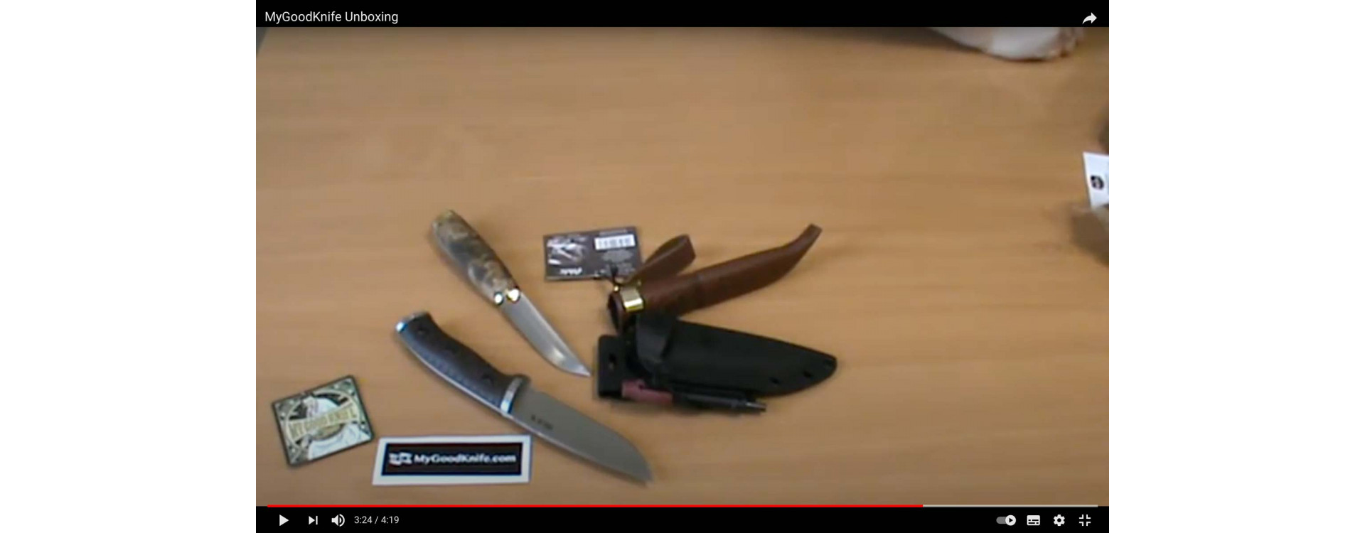Распаковка ножей Buck и Ahti из Нижнего Тагила